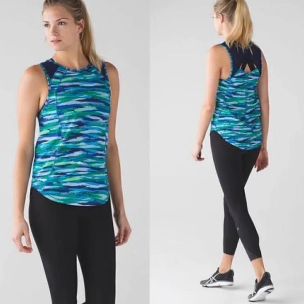 Lululemon Sculpt Tank Seven Wonders Multi / Hero Blue